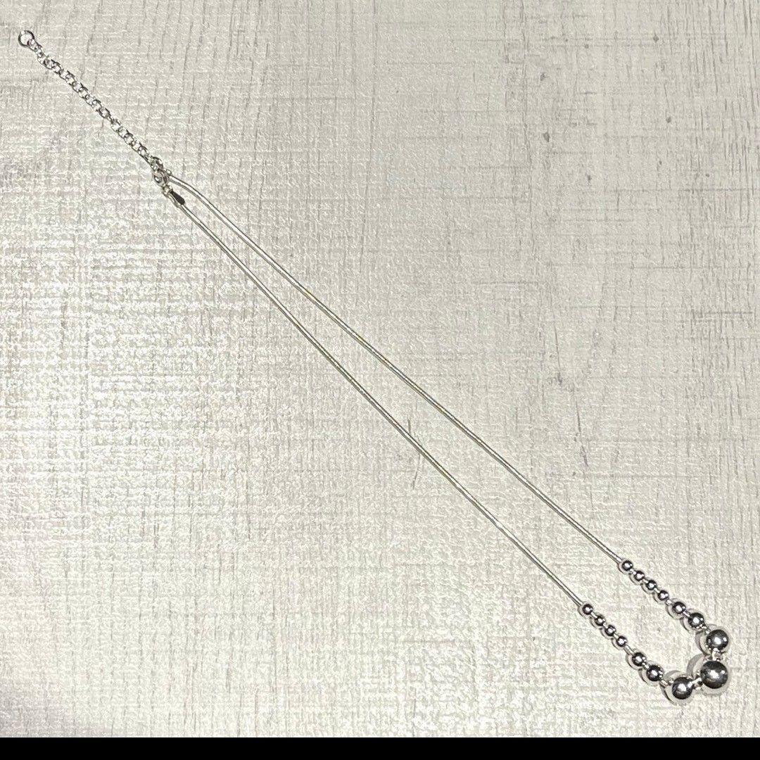 BEADS CHAIN NECKLACE -SILVER925- ネックレス
