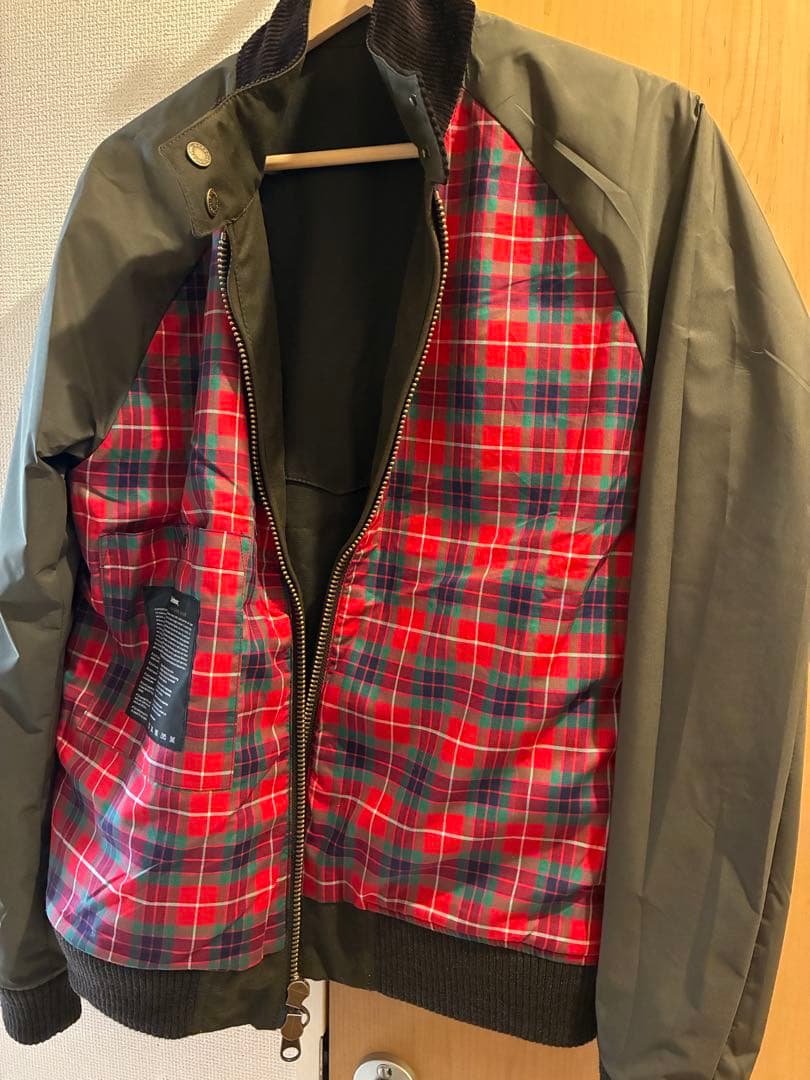 新品タグ付　barbour baracuta porton G9 コラボ　限定品