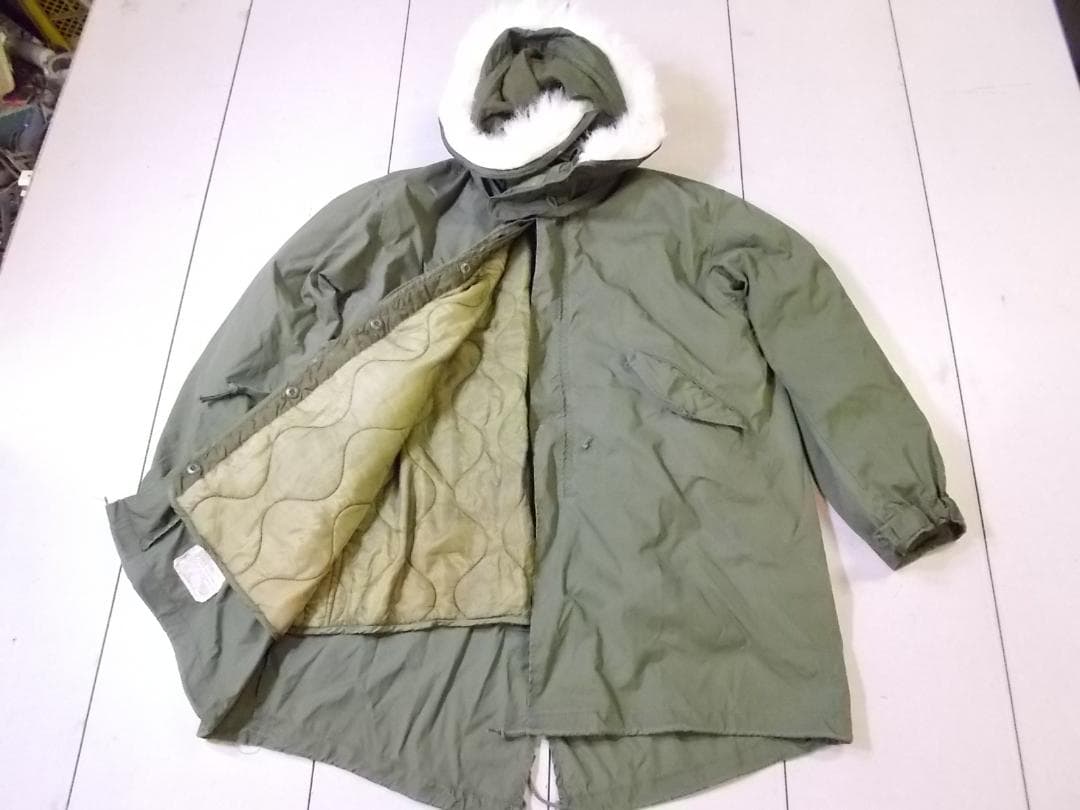 米軍実物 Ｍ65 フィッシュテールパーカー フルセット LARGE