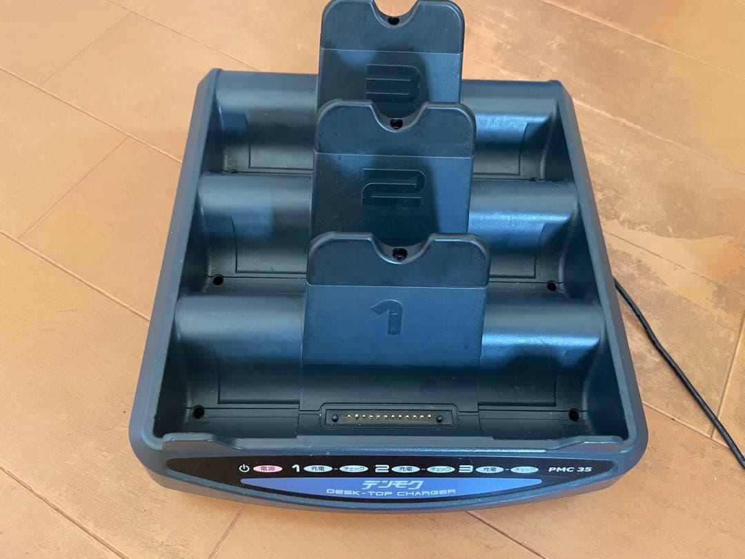 デンモク PM600zb 2台 中古良品 電池 新品 チャージャー 付き
