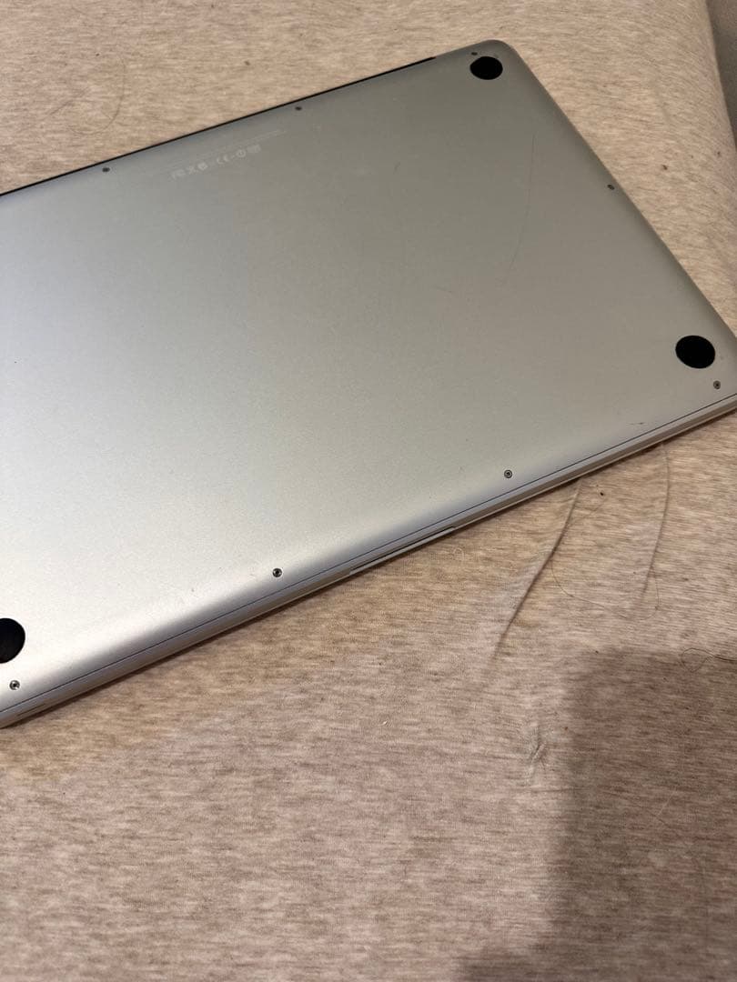 ジャンク品 Apple MacBook 15インチ シルバー