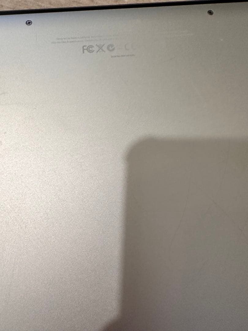 ジャンク品 Apple MacBook 15インチ シルバー