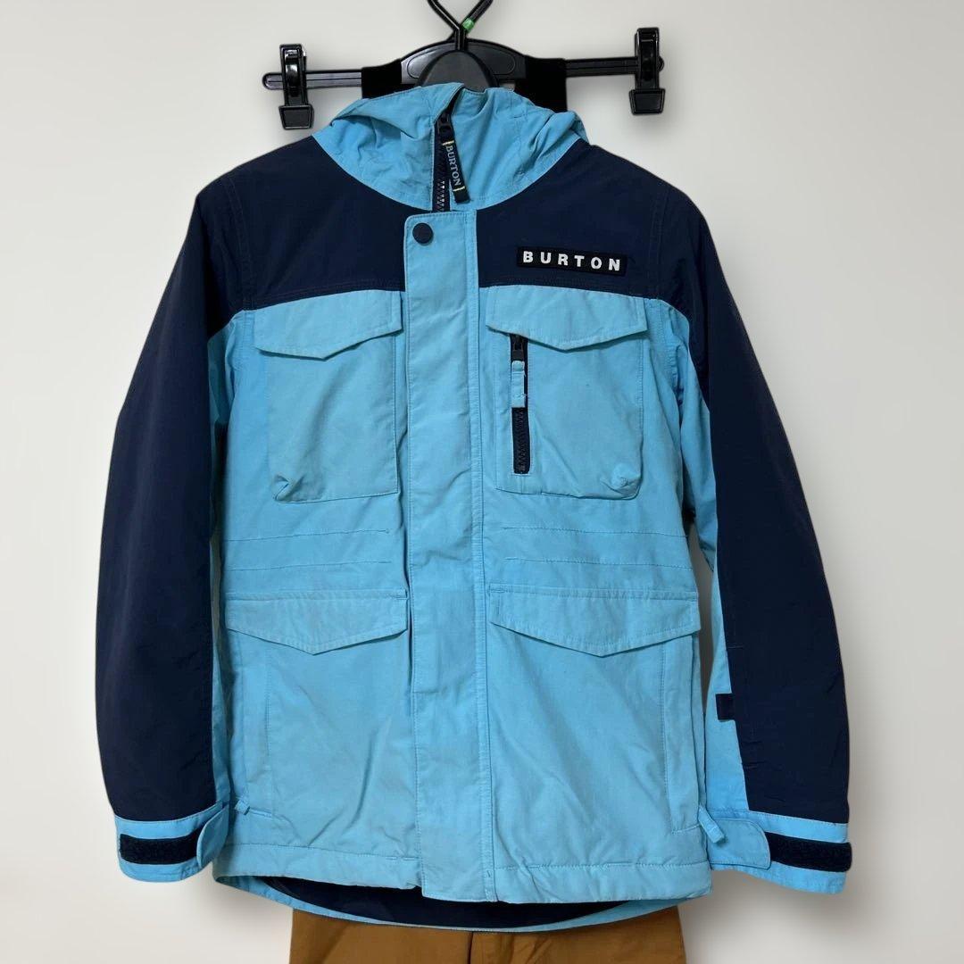 BURTON 子ども用スノーボードウェア　上下セット　キッズS