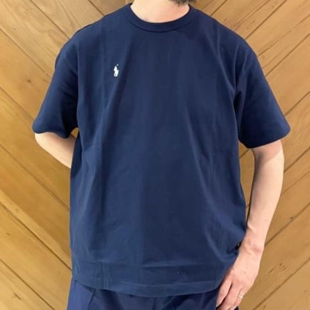 T*M様 【美品】 ビームス 別注 ラルフローレン Tシャツ 25SS ネイビー