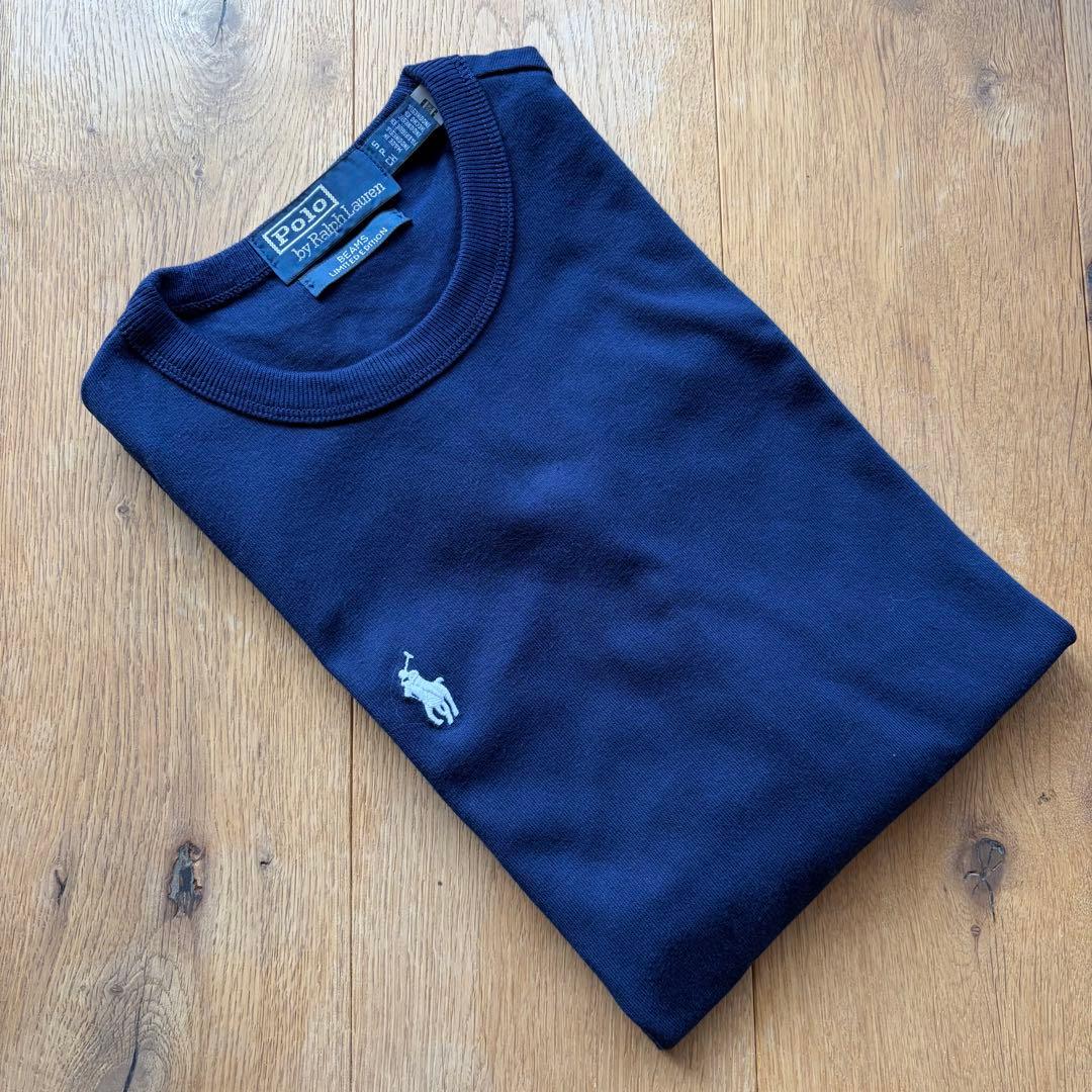 T*M様 【美品】 ビームス 別注 ラルフローレン Tシャツ 25SS ネイビー