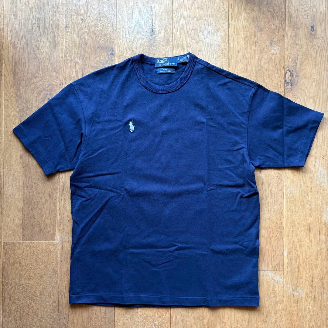 T*M様 【美品】 ビームス 別注 ラルフローレン Tシャツ 25SS ネイビー