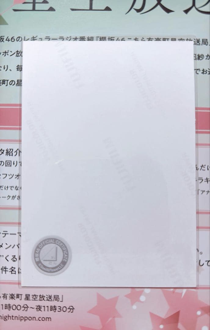 櫻坂46 勝又春 2025年 サンタ衣装 直筆サイン生写真