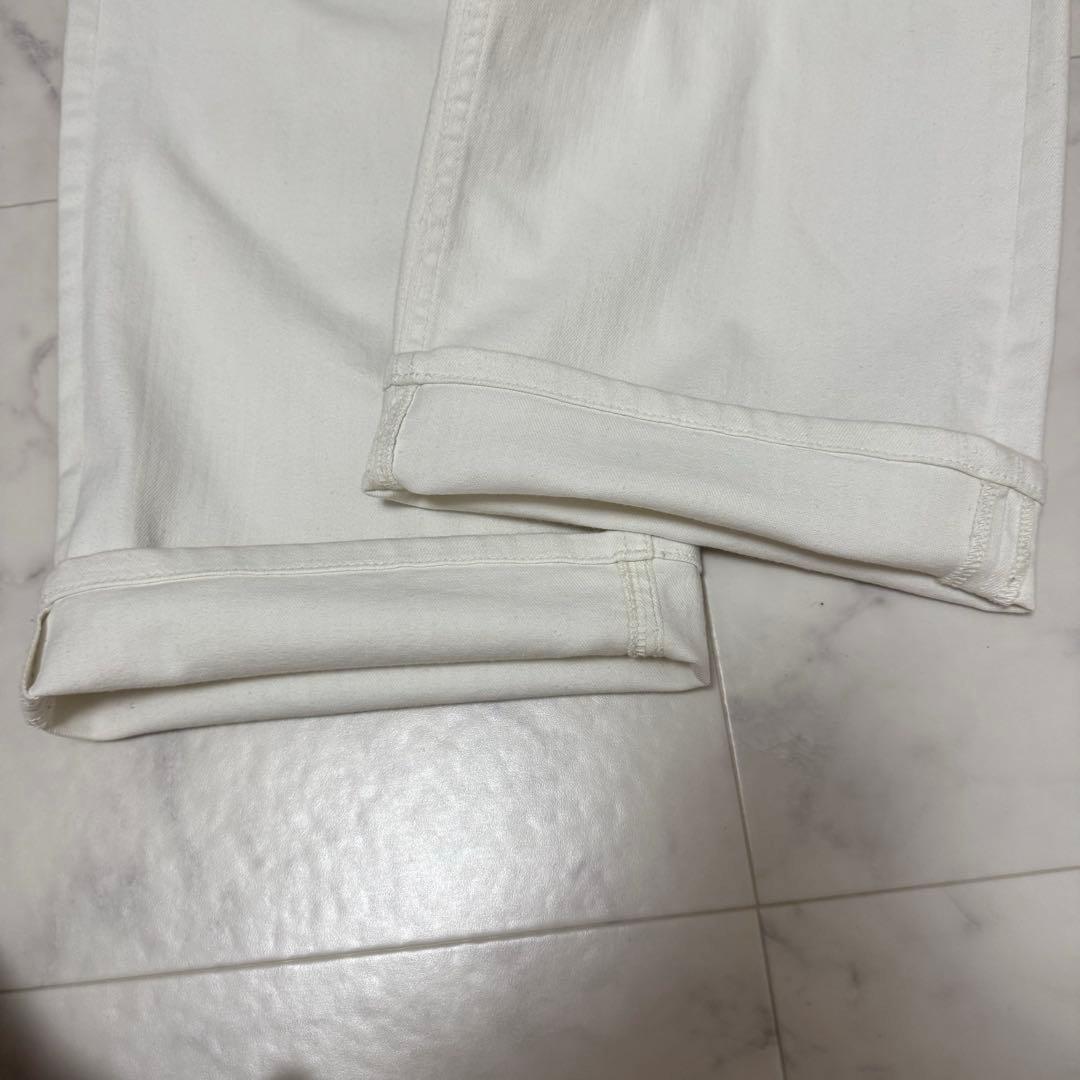 【極美品】 YANUK JOAN ハイウエストワイドストレートデニム 22