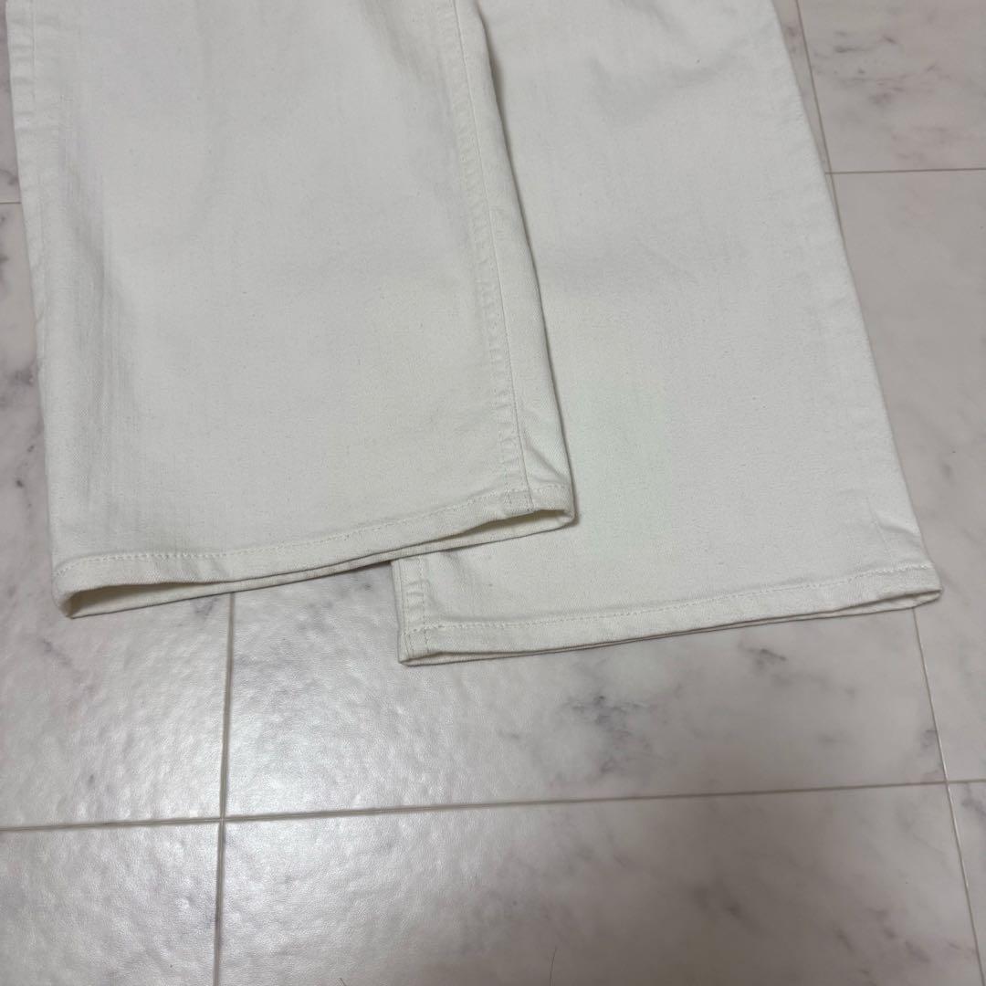 【極美品】 YANUK JOAN ハイウエストワイドストレートデニム 22
