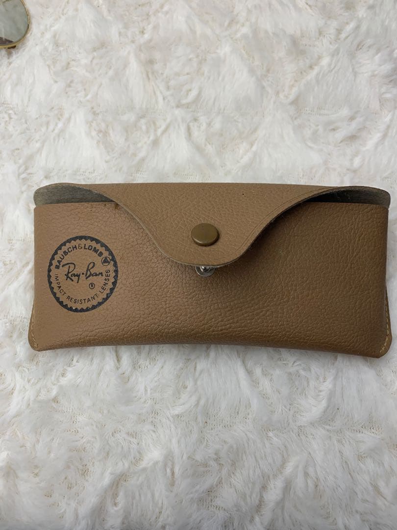 Ray-Ban ゴールドフレーム グレーサングラス