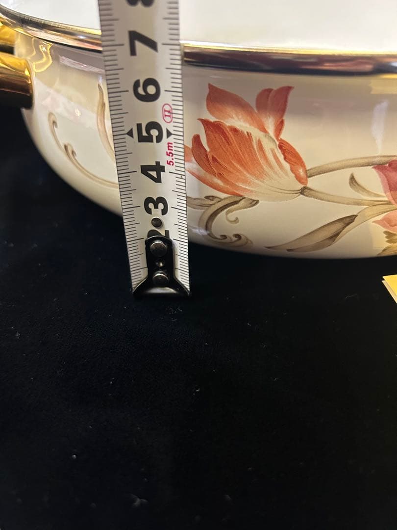 新品EJIRY  GRAND 両手鍋エジリーロイヤルグランドホーロー鍋