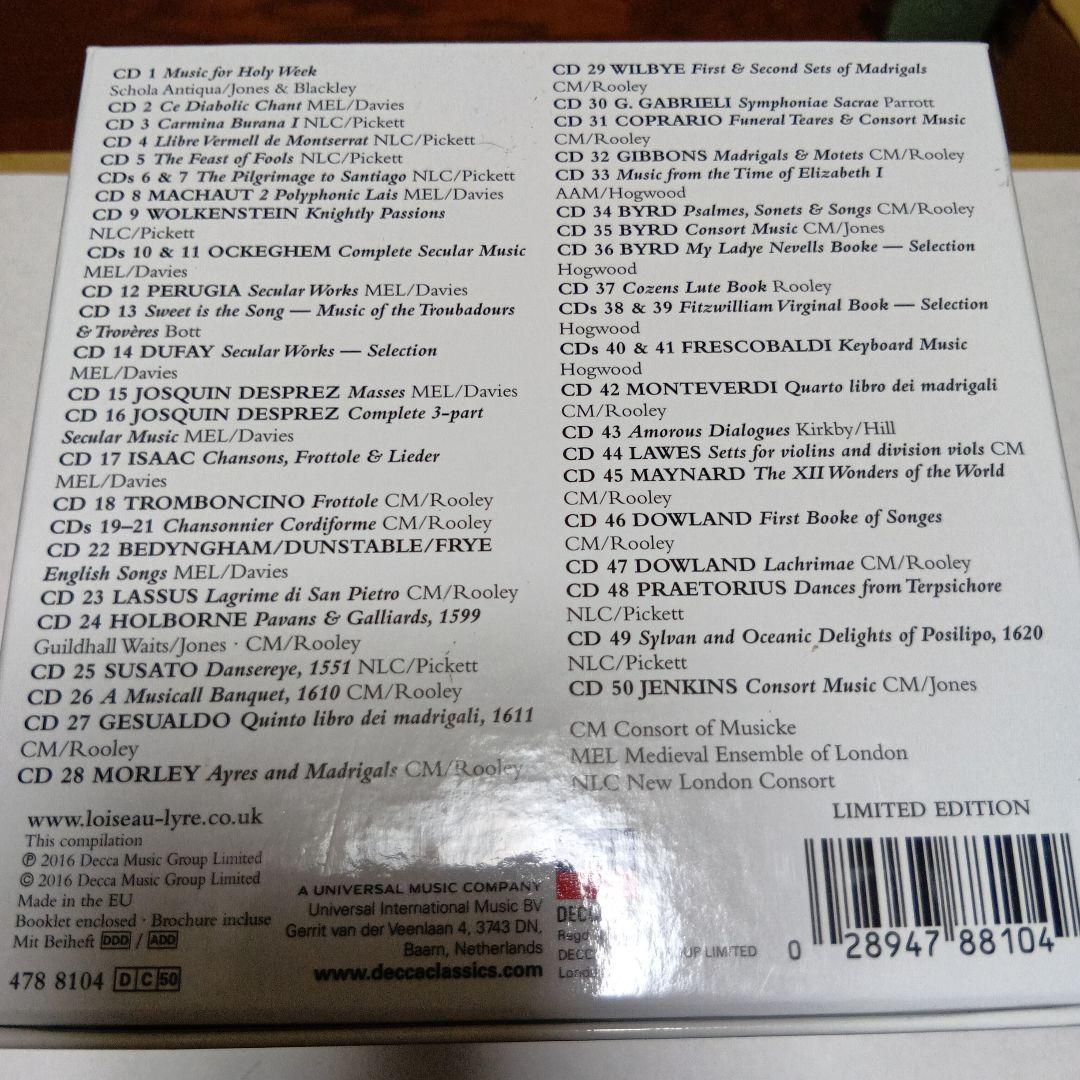 クラシック Medieval & Renaissance 50CD
