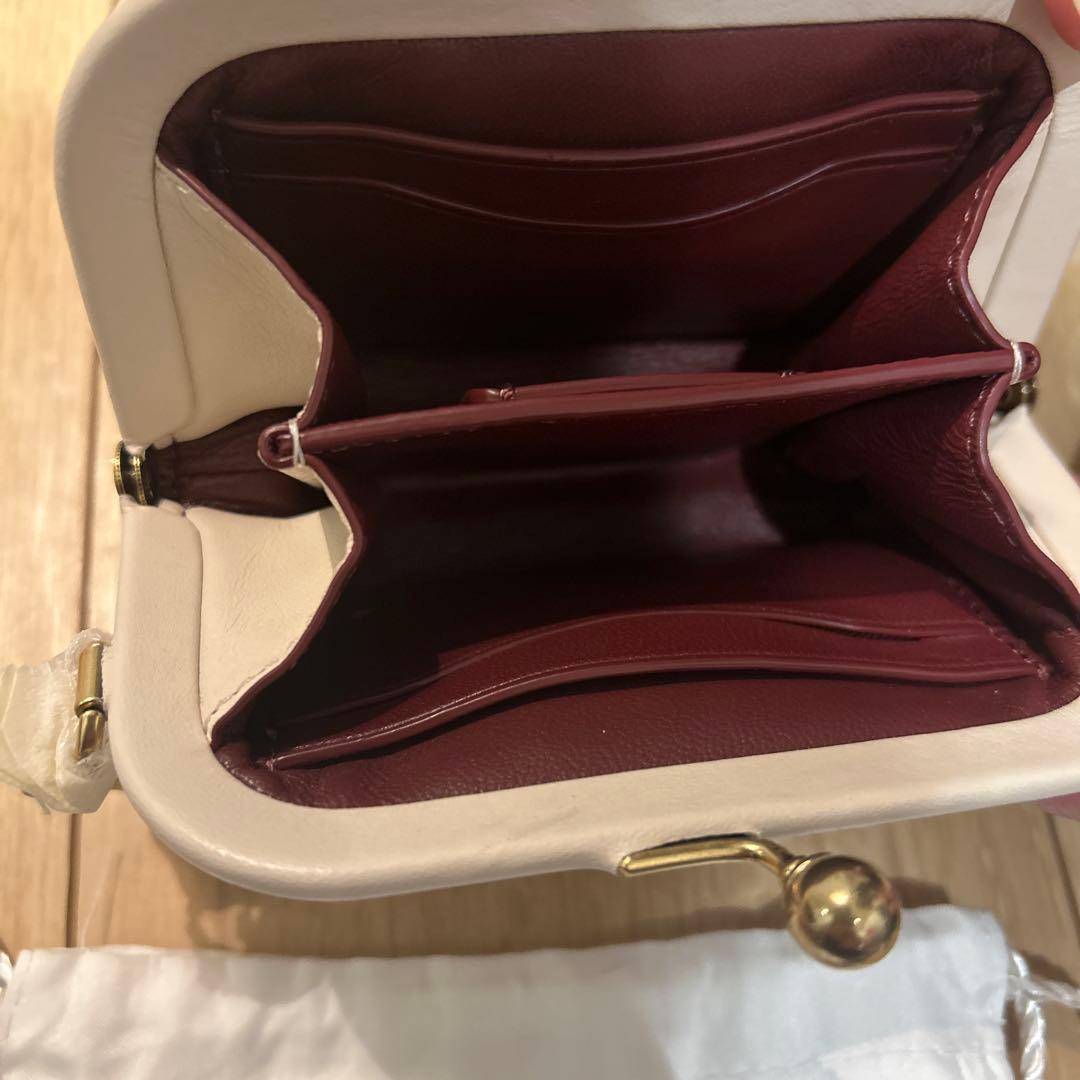 COACH 花柄 がま口財布 保存袋付き
