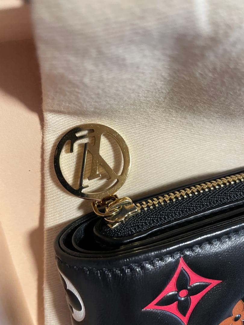 LOUISVUITTON 村上隆 LV×TM ポルトフォイユ ルー M13829