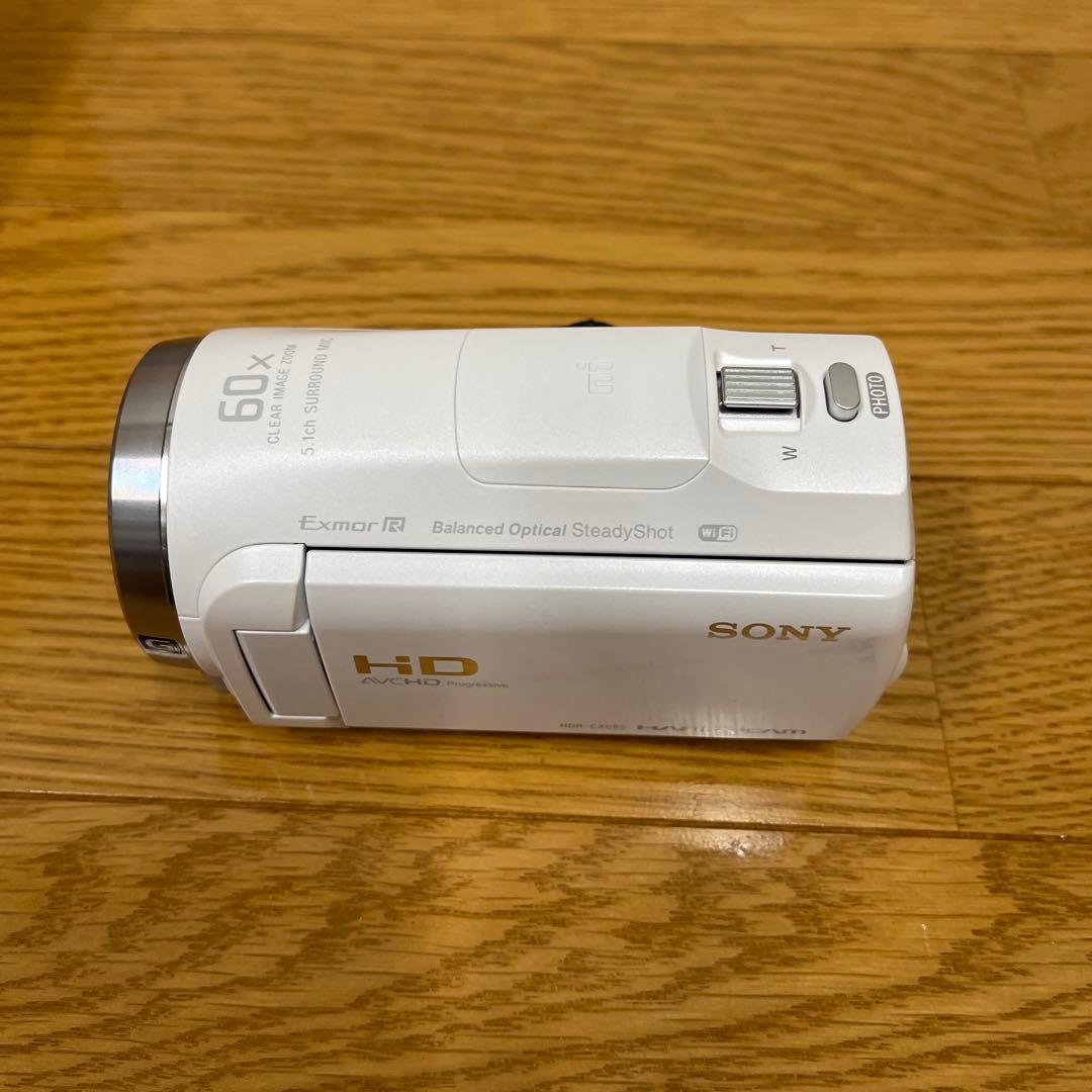 SONYビデオカメラ　HDR-CX680/W +大容量バッテリーパック