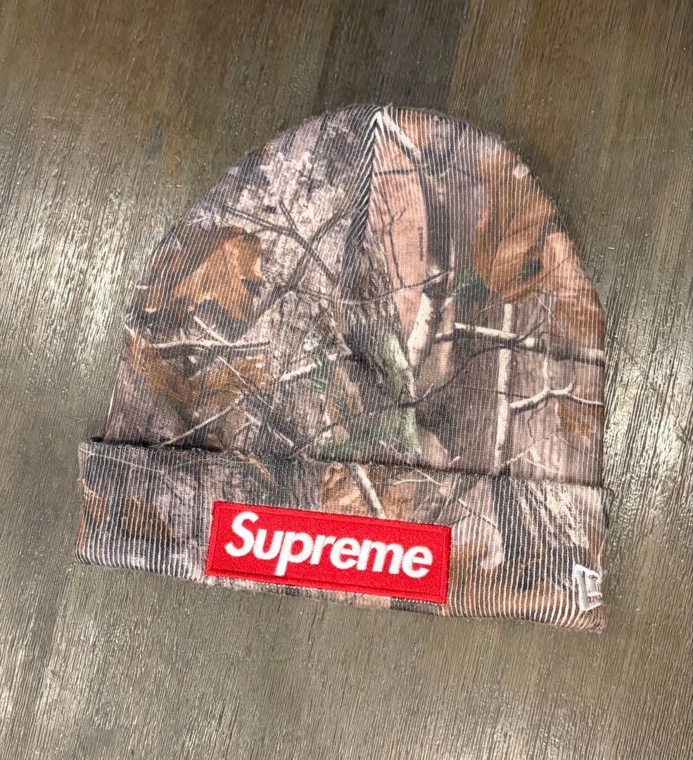 Supreme シュプリーム リアルツリー　ボックスロゴ ニット帽 帽子