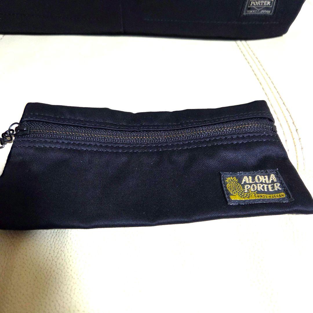 極美品　希少　未使用品ALOHA PORTER ブラックミニ ボストンバッグ