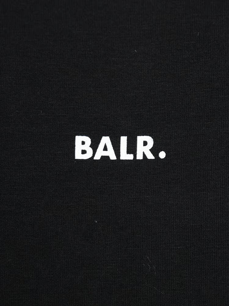 BALR. ボーラー ミニロゴ クルーネック 長袖 Tシャツ メンズ　L　黒