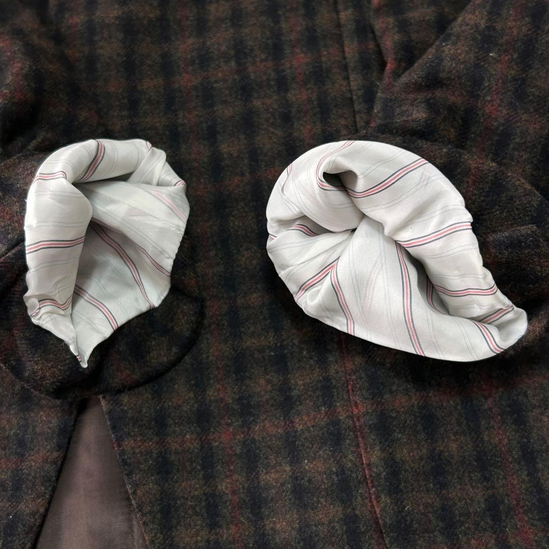 美品 14万 カンタレリ カシミヤ ウール ジャケット 50 XL大きいサイズ
