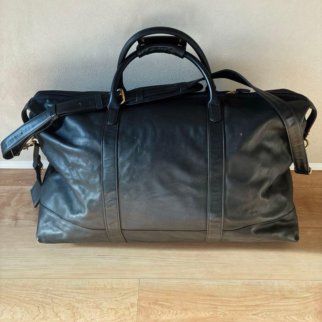 【希少】COACH オールドコーチ 2way レザーボストンバッグ ブラック