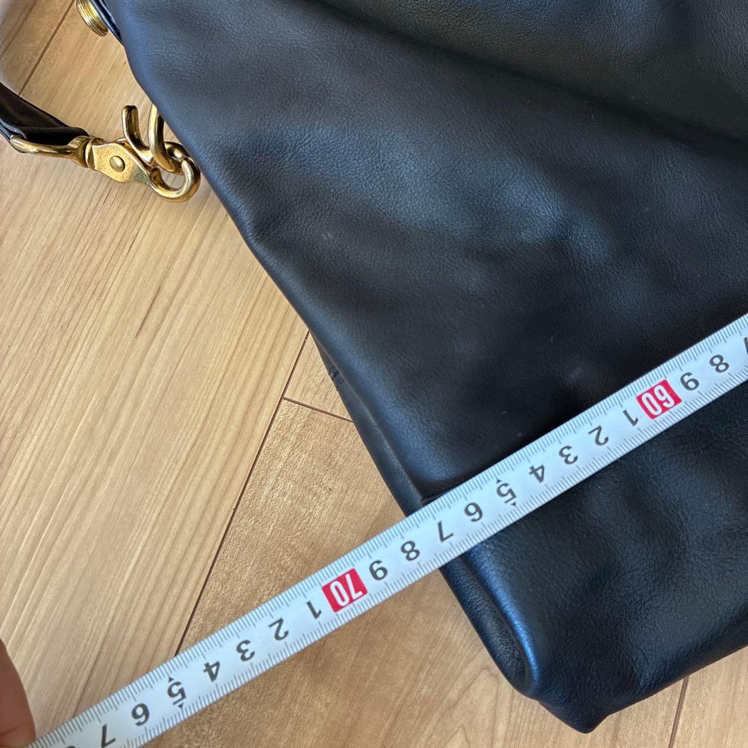 【希少】COACH オールドコーチ 2way レザーボストンバッグ ブラック