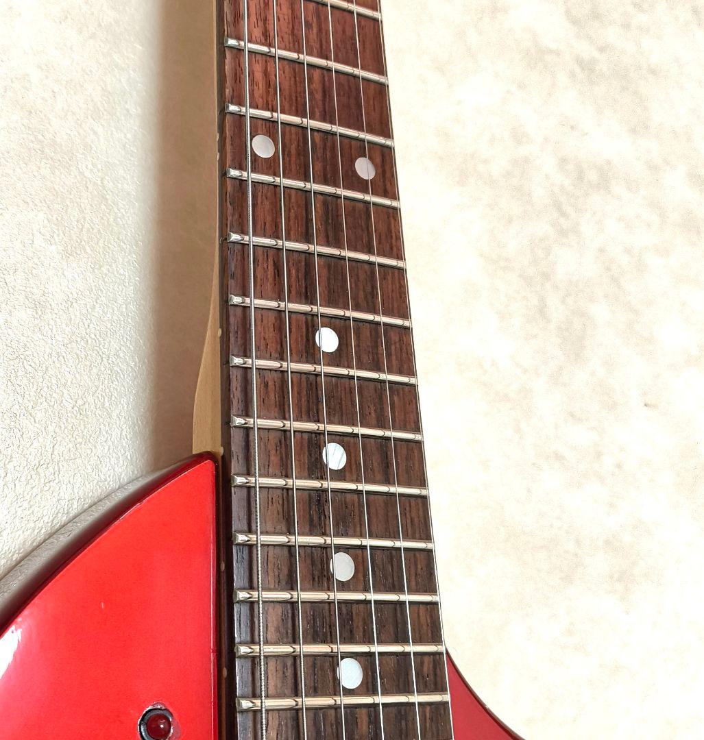 【美品】ZO-3 芸達者 メタリックレッド アンプ内蔵ミニギター ぞうさん