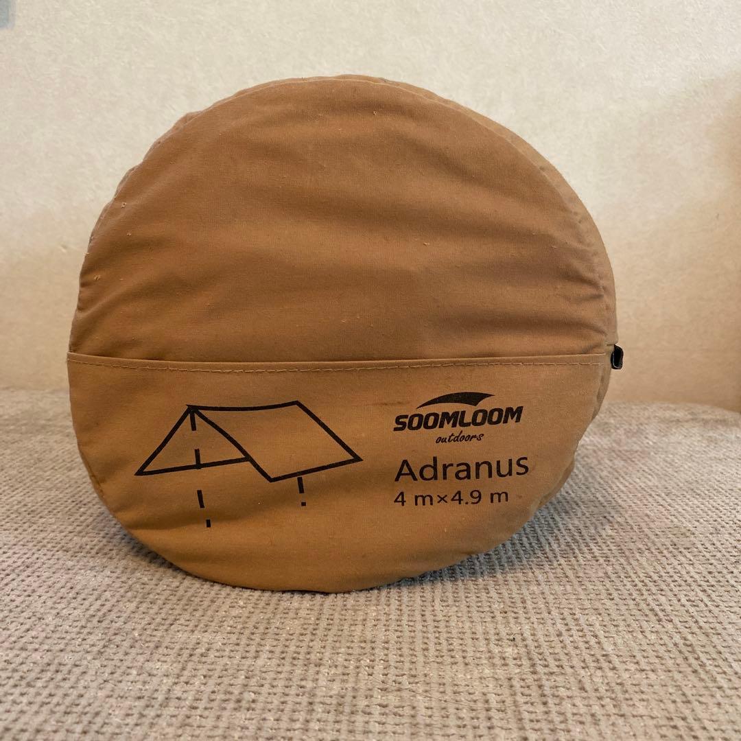 soomloom レクタタープ Adranus 4ｍ×4.9ｍ TC素材