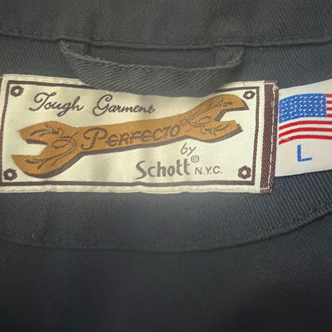 Schott Perfecto ジャケット Lサイズ グレー