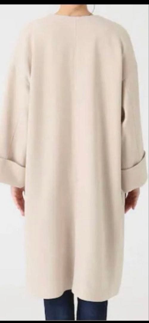 Spick and Span ノーカラー　コート　春　トレンチ