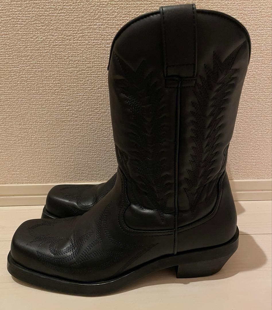 ZARAトップステッチカントリーブーツ