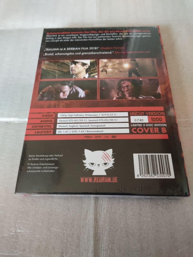 輸入盤ホラー　DVD TRAUMA