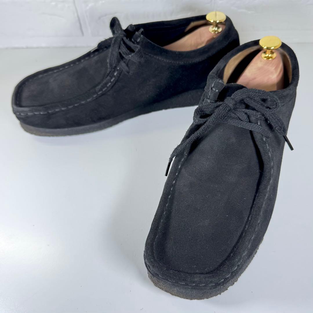【美品】 CLARKSWallabee クラークス ワラビー ブラック 26.5