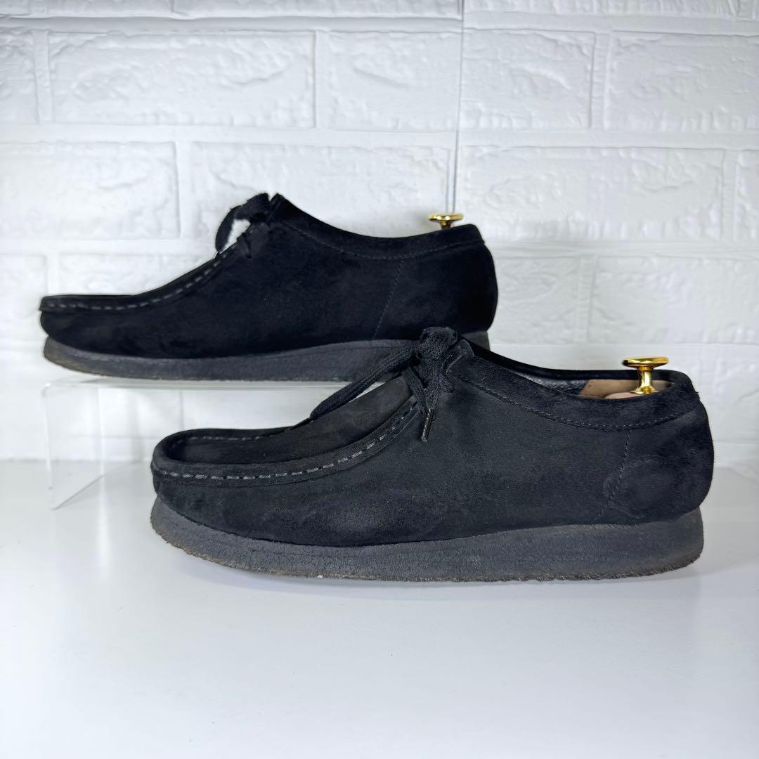 【美品】 CLARKSWallabee クラークス ワラビー ブラック 26.5