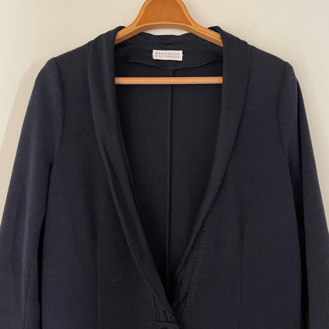 BRUNELLO CUCINELLI テーラードジャケット ネイビー