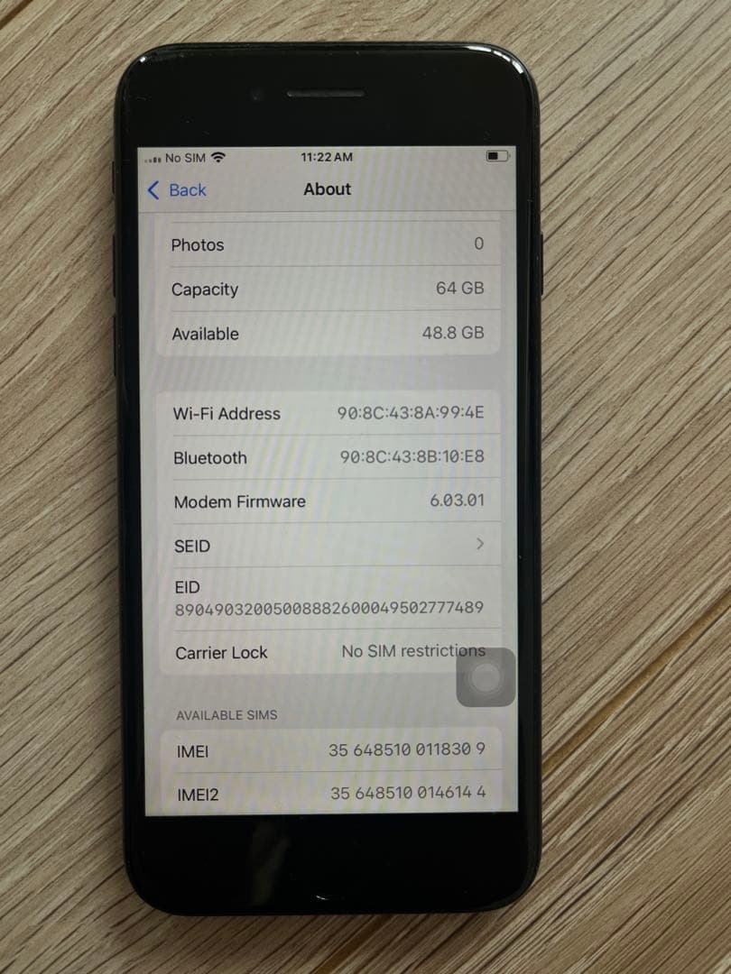 Apple iPhone se 第二世代 ブラック