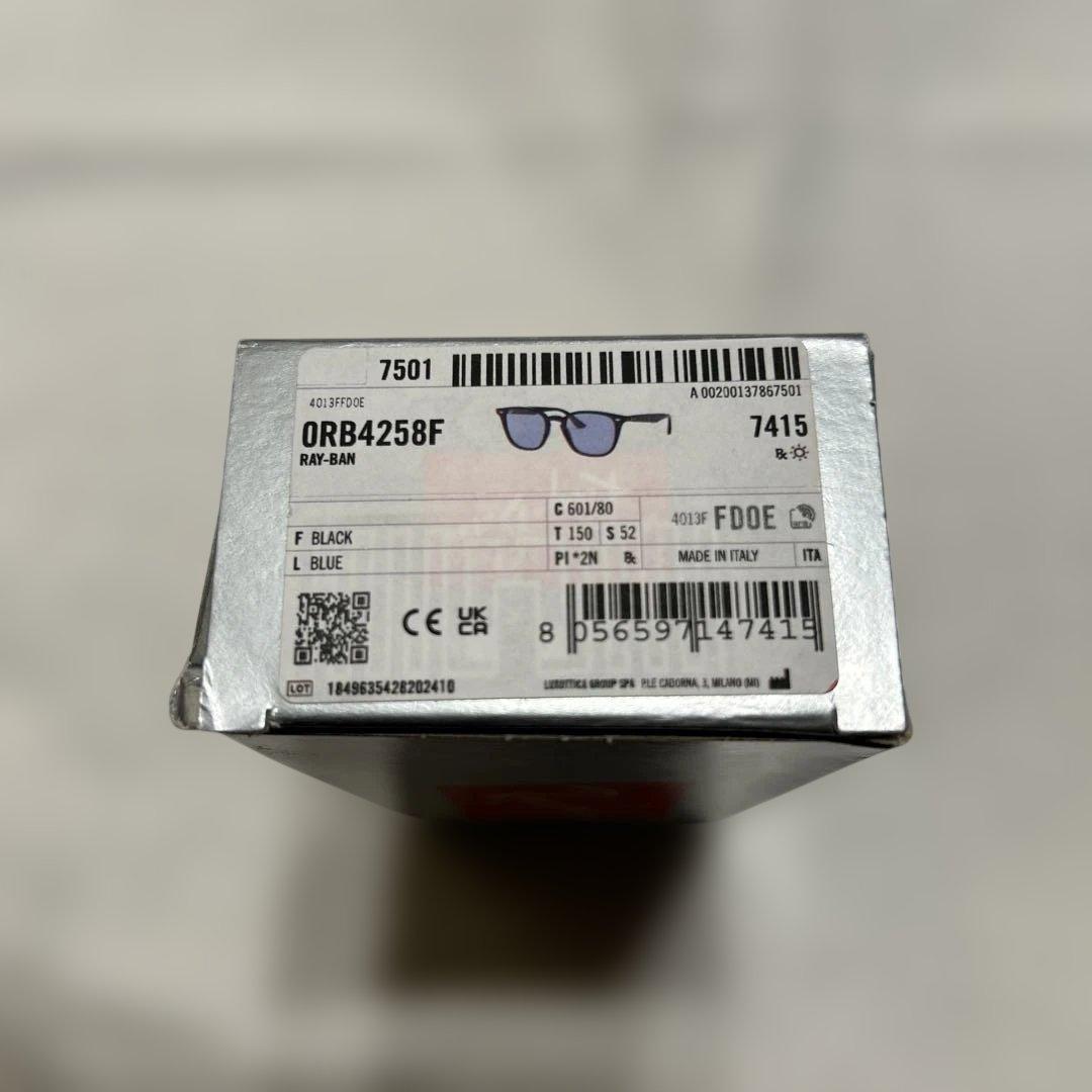 レイバンサングラス rb4258f 52サイズ601/80 ※箱に傷み有り