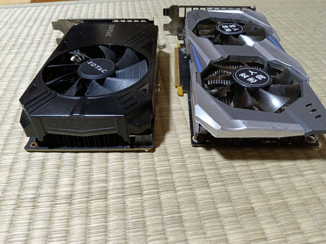 2個　玄人志向GTX1060-3GB　zotac GTX960 4GB