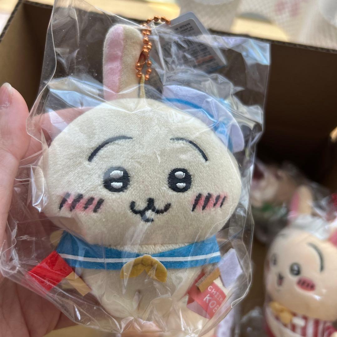 うさぎ マスコット 7点セット ナガノ非売品バッジつき