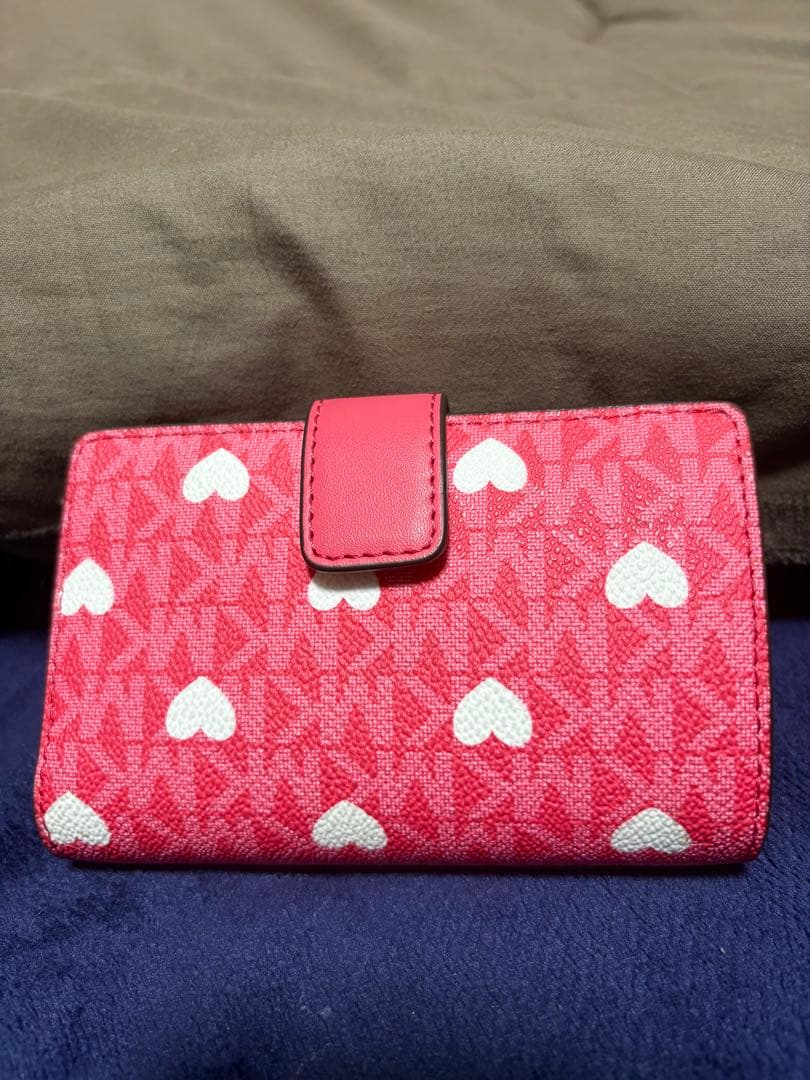 MICHAEL KORS ハート柄 二つ折り財布