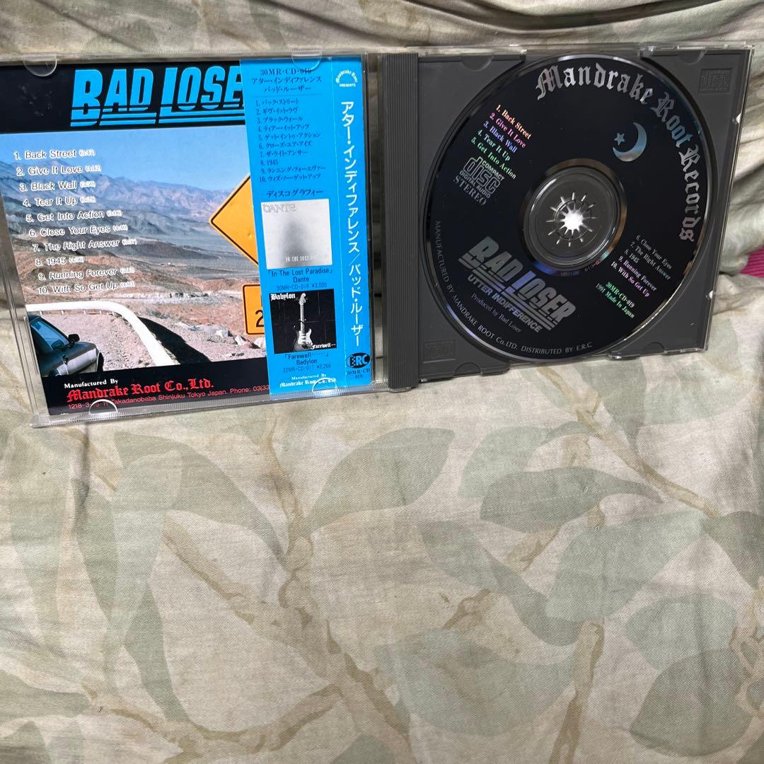 邦楽 BAD LOSER UTTER INDIFFERENCE CD