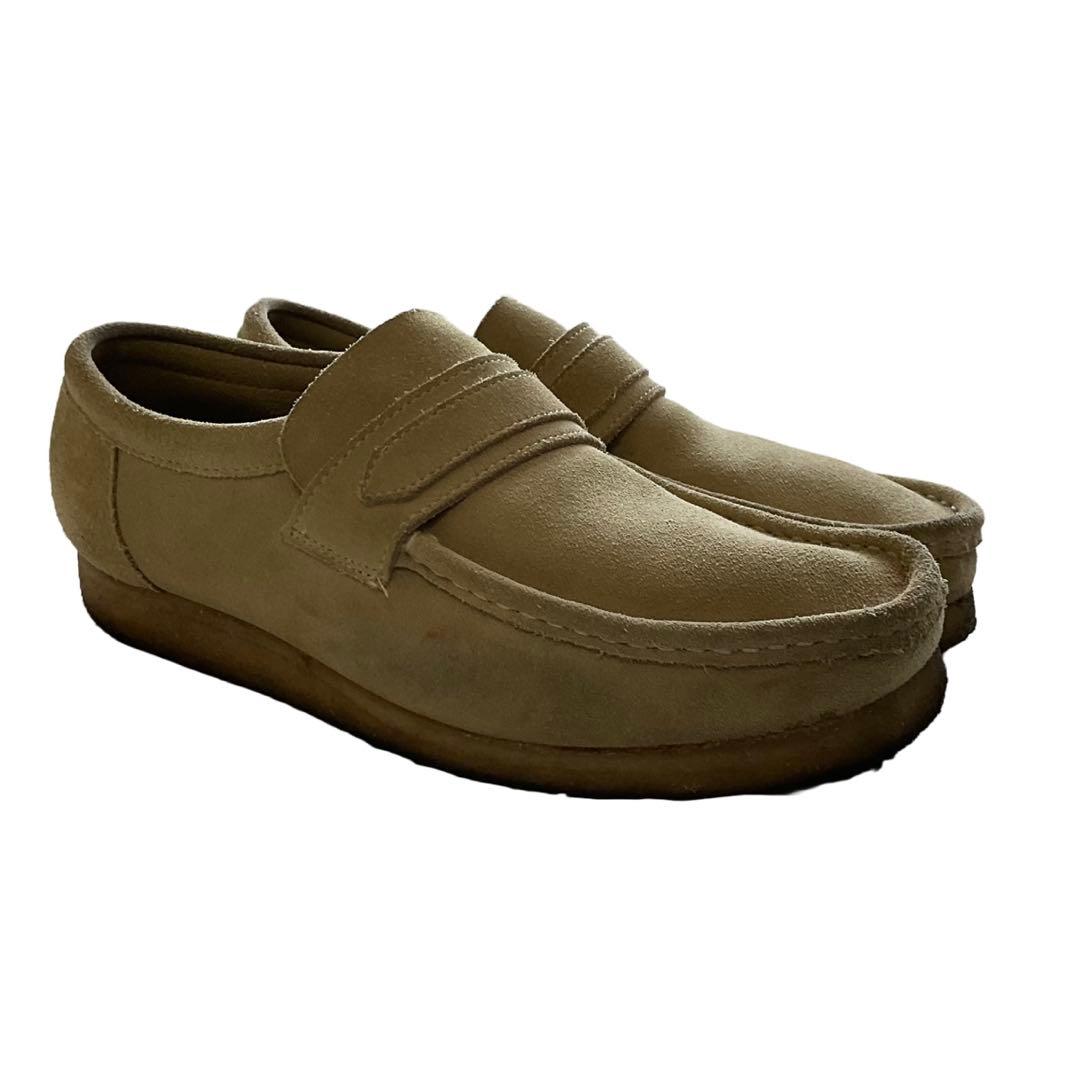Clarks メンズ ワラビーローファー （メープルスエード）