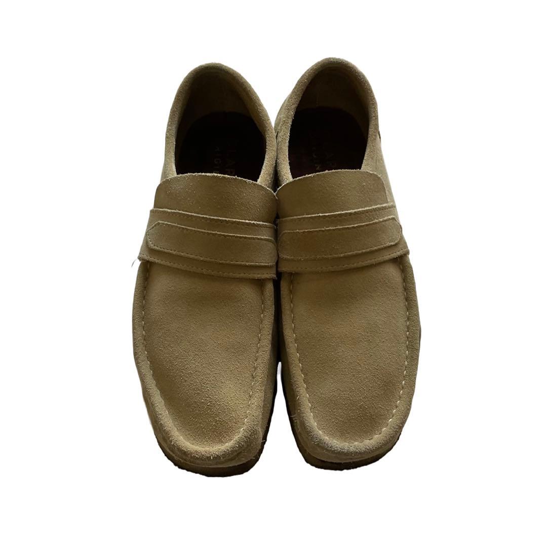 Clarks メンズ ワラビーローファー （メープルスエード）