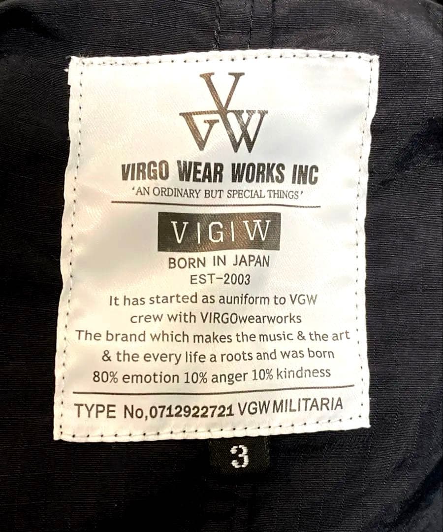 ジャケット・アウター virgowearworks Rock well ripstop modcoat