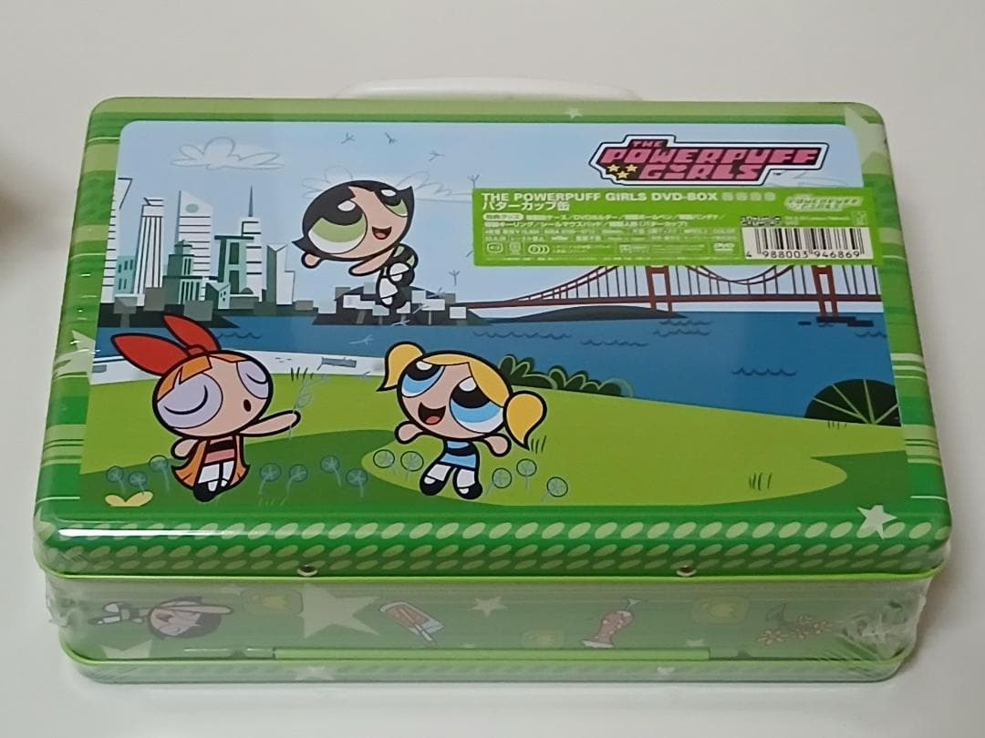パワーパフ ガールズ DVD-BOX バターカップ缶(中身未開封)