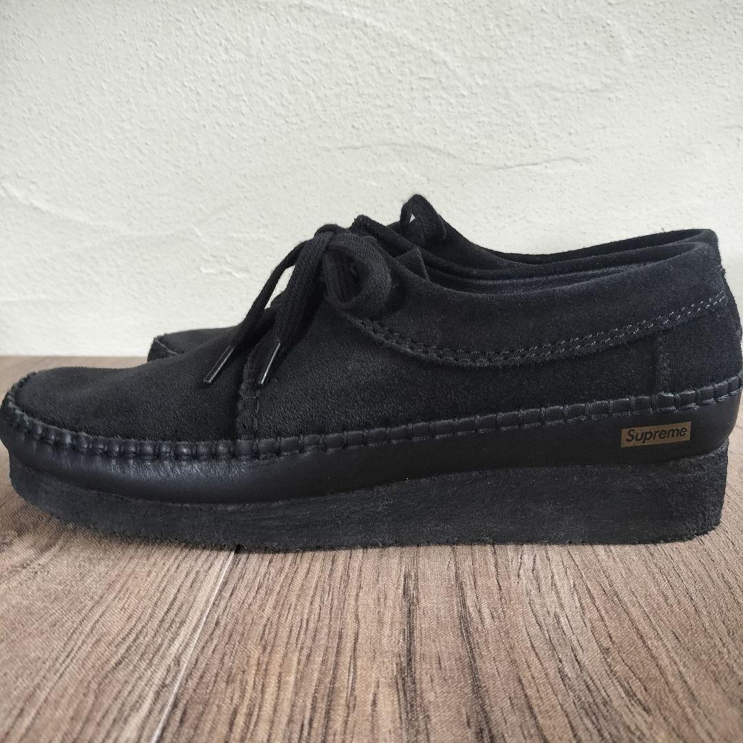 希少✨Supreme Clarks Wallabee 25.5cm 黒