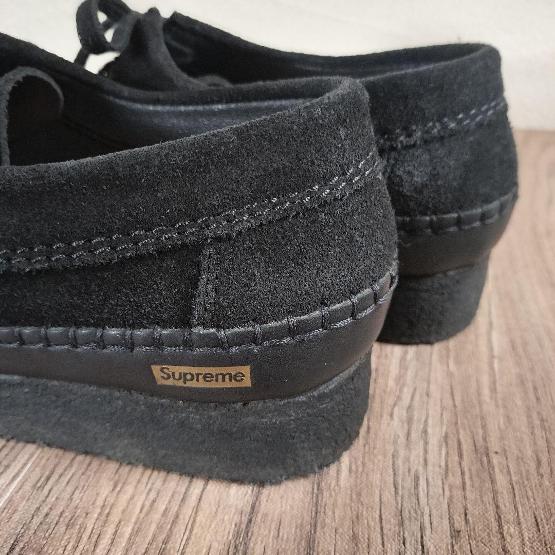 希少✨Supreme Clarks Wallabee 25.5cm 黒