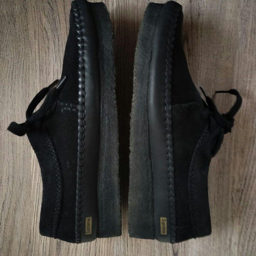 希少✨Supreme Clarks Wallabee 25.5cm 黒