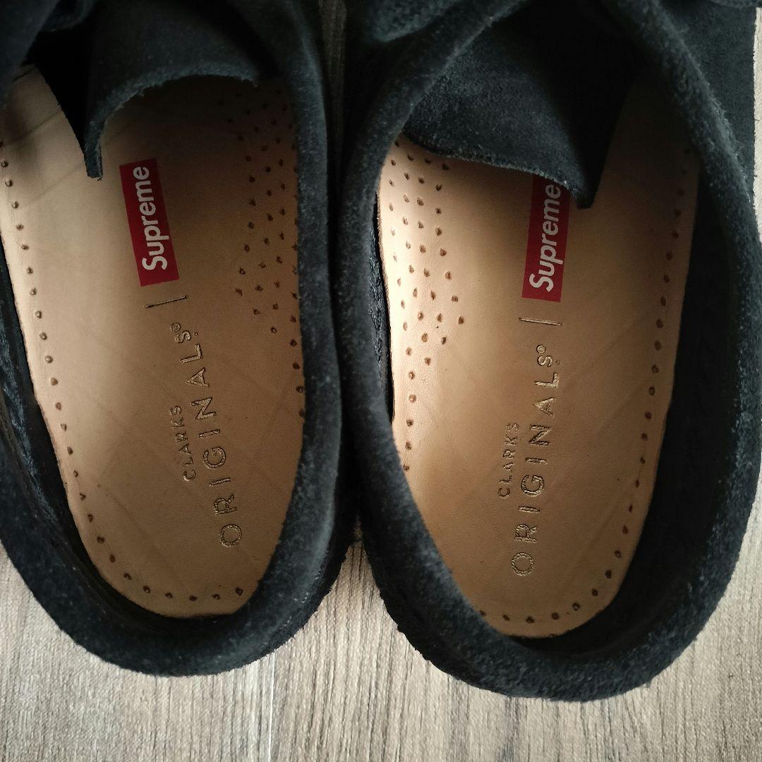 希少✨Supreme Clarks Wallabee 25.5cm 黒