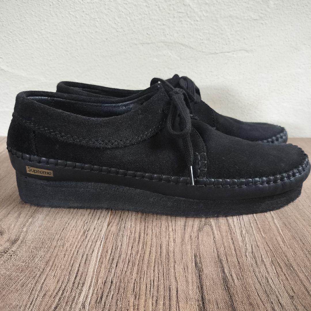 希少✨Supreme Clarks Wallabee 25.5cm 黒