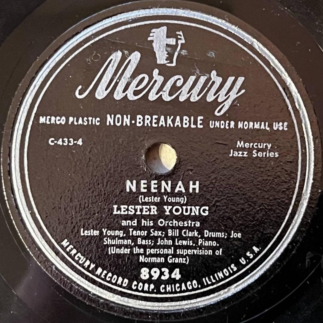 洋楽 LESTER YOUNG MER 78 Three Little Words